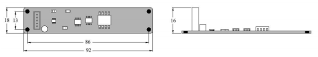 inclination sensors Dimensions