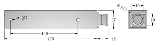 inclination sensors Dimensions