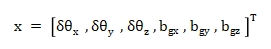 The construction of the state vector