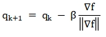 Gradient descent optimization algorithm