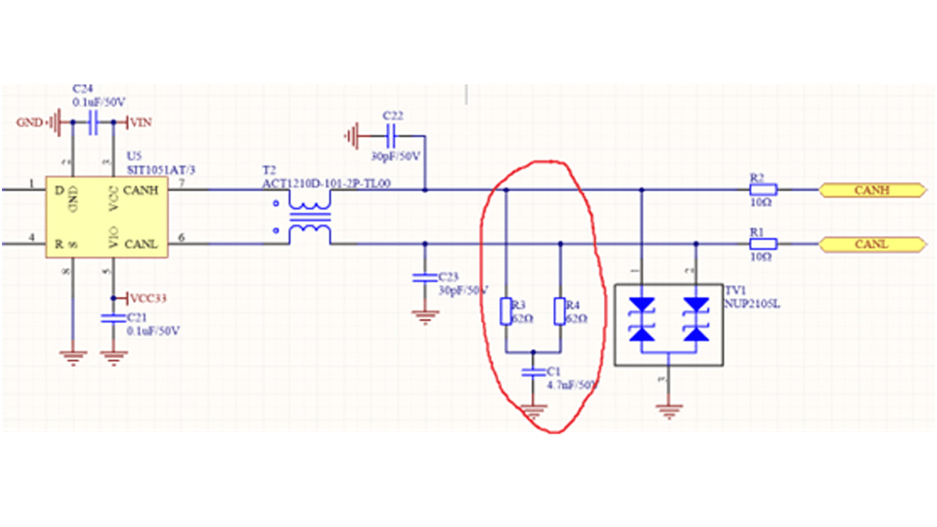 The significance of CAN bus split termination
