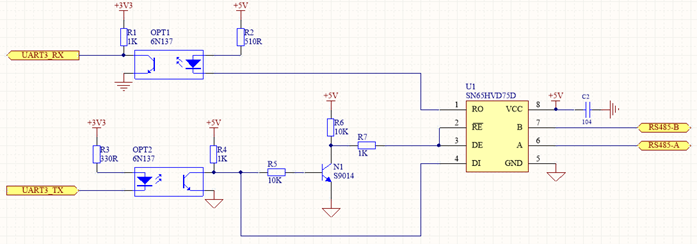 RS485 circuit