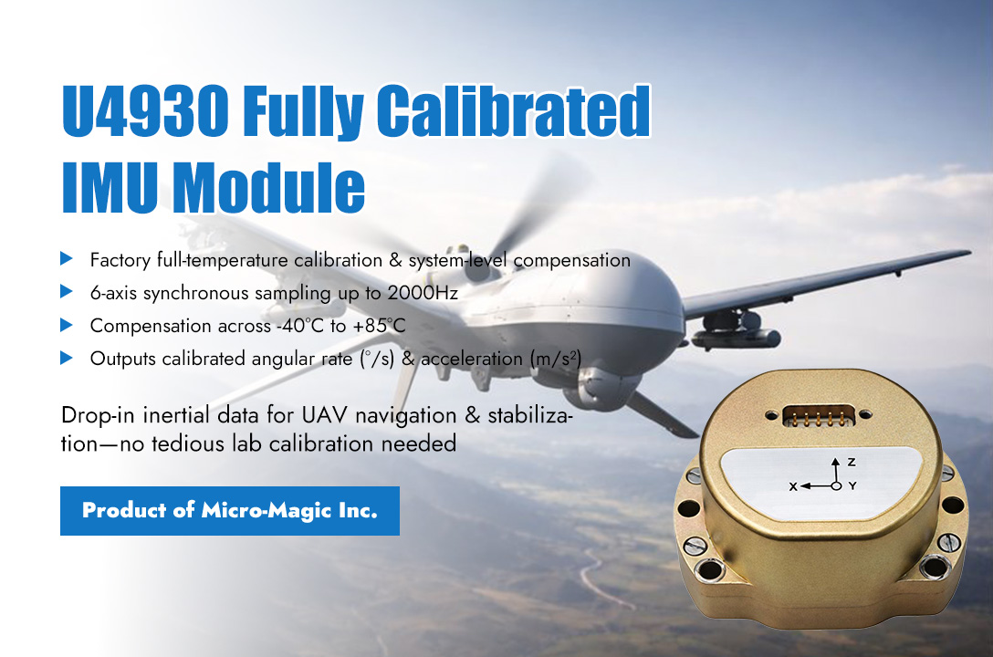 MEMS Inertial Sensors Enabling Precision UAV Intelligent Flight